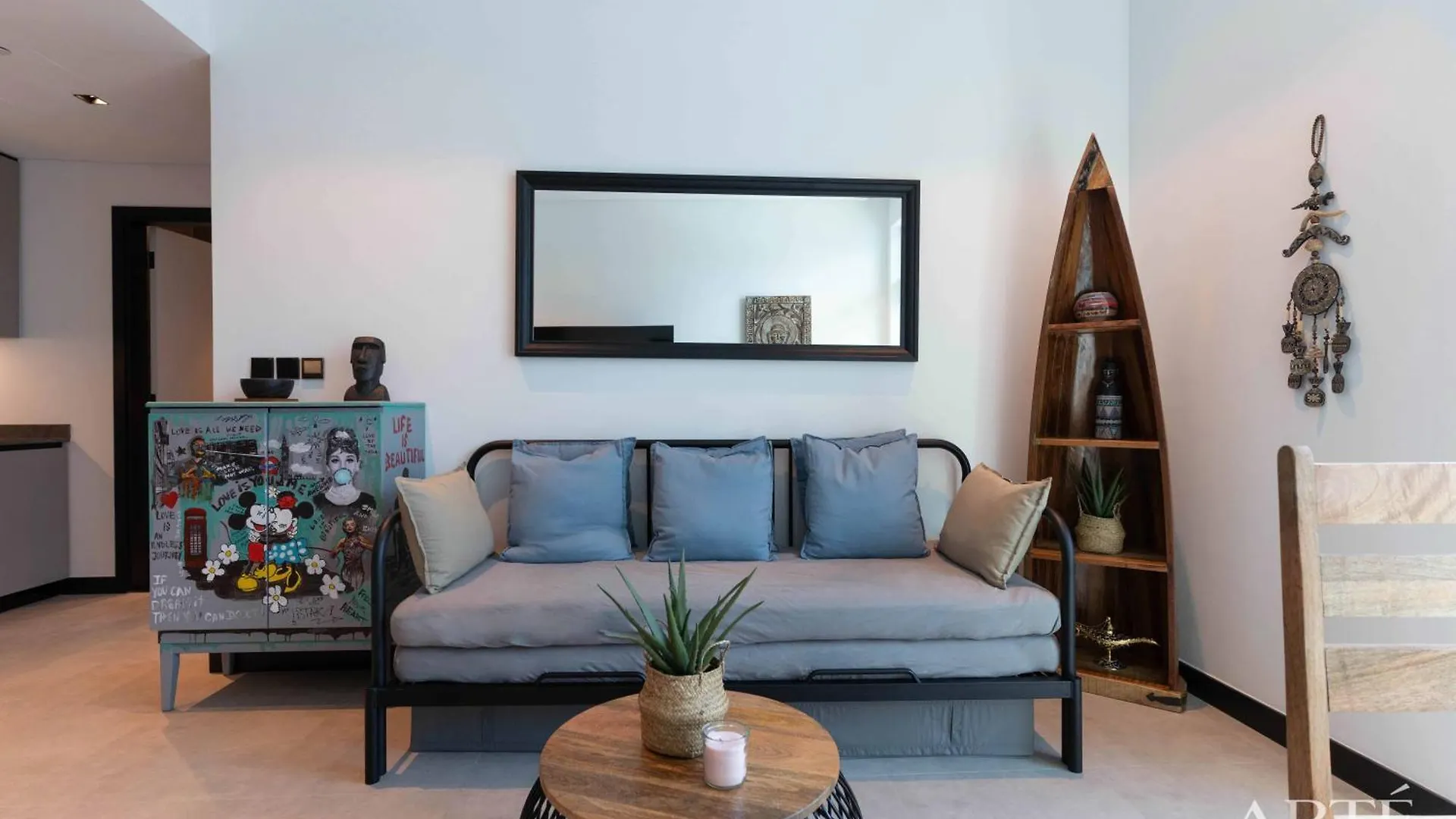 Arte - 1 Br: Artistic Wood Decor 10% Off. Apartment Dubai